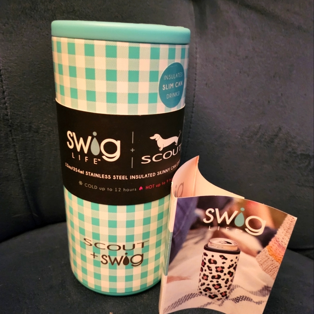 Swig Life x Scout slim koozie